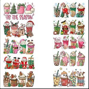 Christmas Crafts 3D Wrap Adhesive Transfer Stickers for Glass Acrylic ❄️ 6 Left!